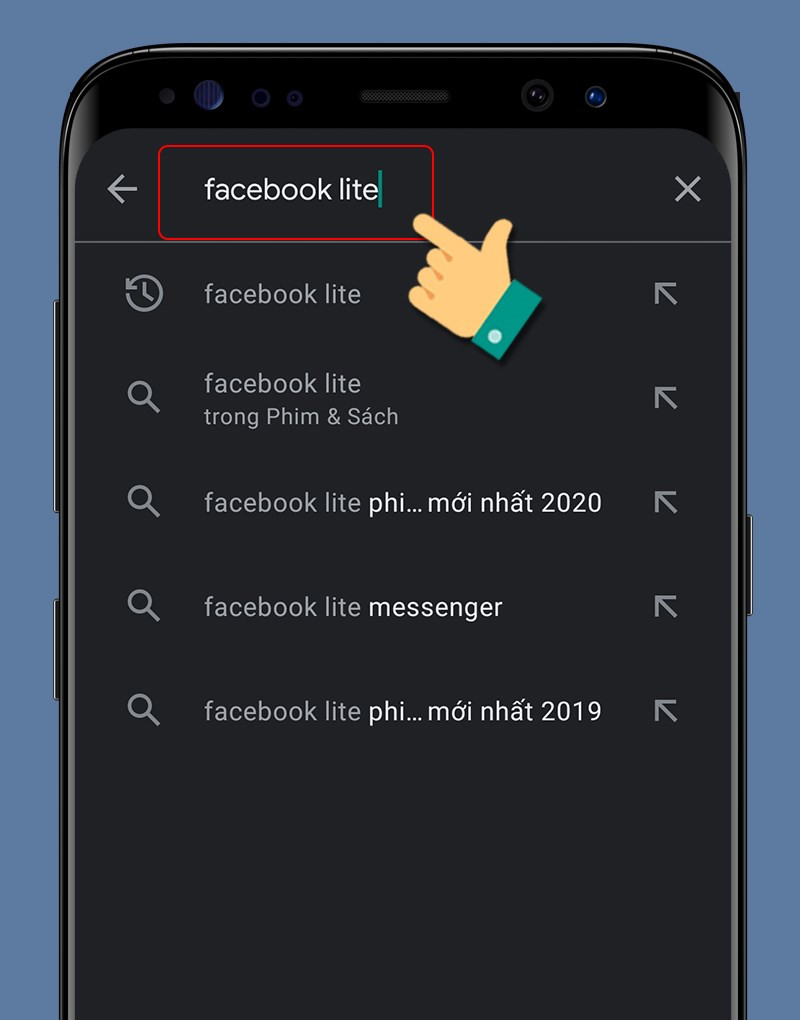 Tìm kiếm Facebook Lite trong CH Play