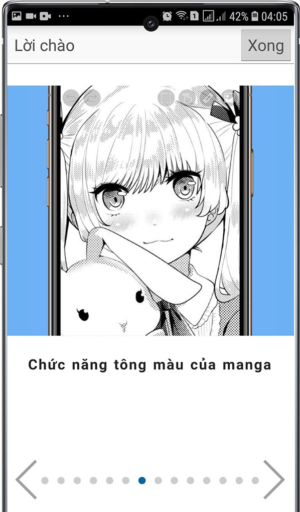 Tông màu Manga trong Ibis Paint X