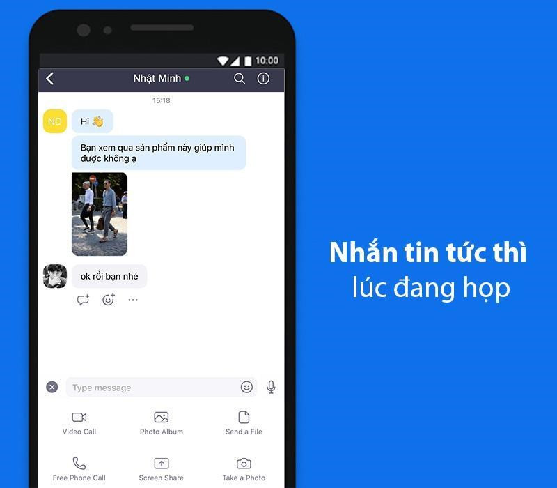 Trao đổi tin nhắn riêng tư trên Zoom