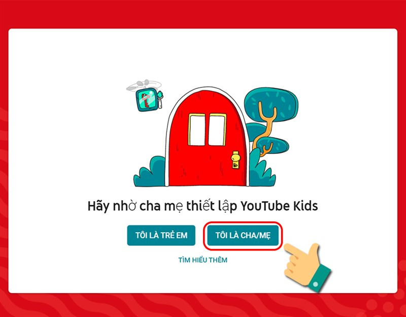 Truy cập YouTube Kids