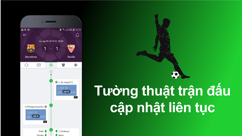 Tường thuật trận đấu