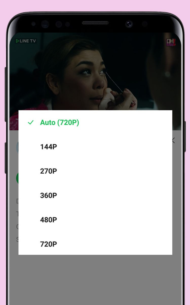 Tùy chỉnh chất lượng LINE TV