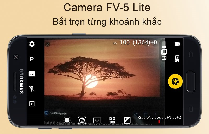 ứng dụng Camera FV-5 Lite trên điện thoại