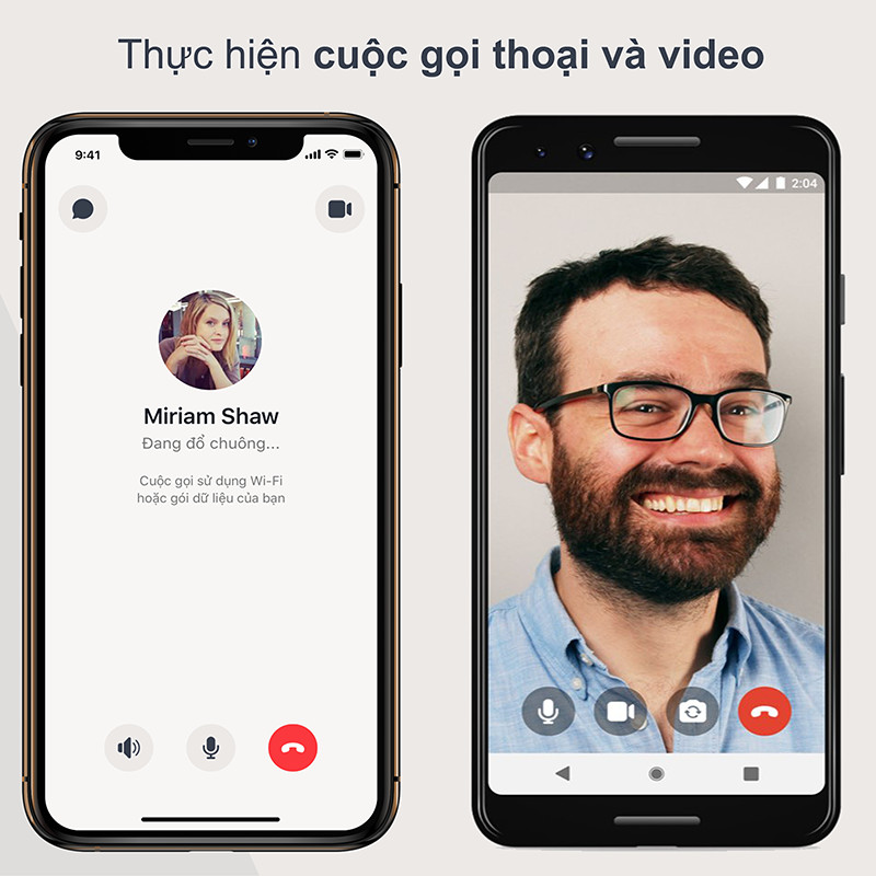 Ứng dụng hỗ trợ gọi thoại và video