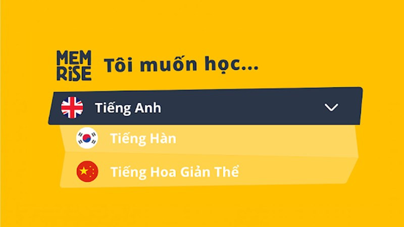 Ứng dụng Memrise - Học tiếng Hàn