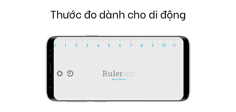 Ứng dụng Ruler trên điện thoại Android