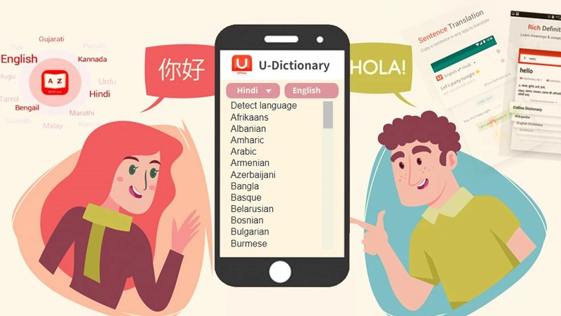 Ứng dụng U-Dictionary: Từ điển dịch free đa ngôn ngữ