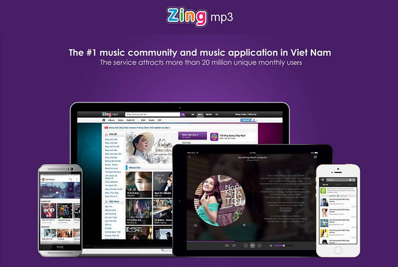 Ứng dụng Zing MP3