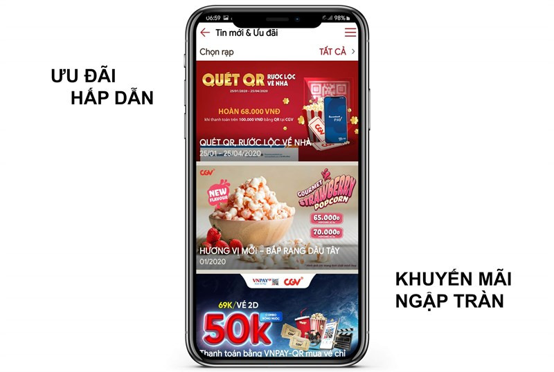 Ưu đãi hấp dẫn trên CGV Cinemas