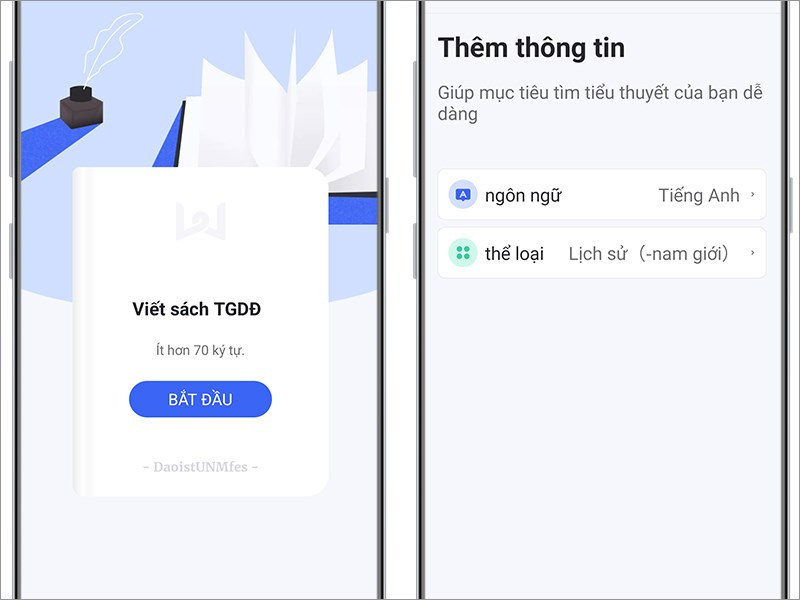 Viết truyện trên Webnovel