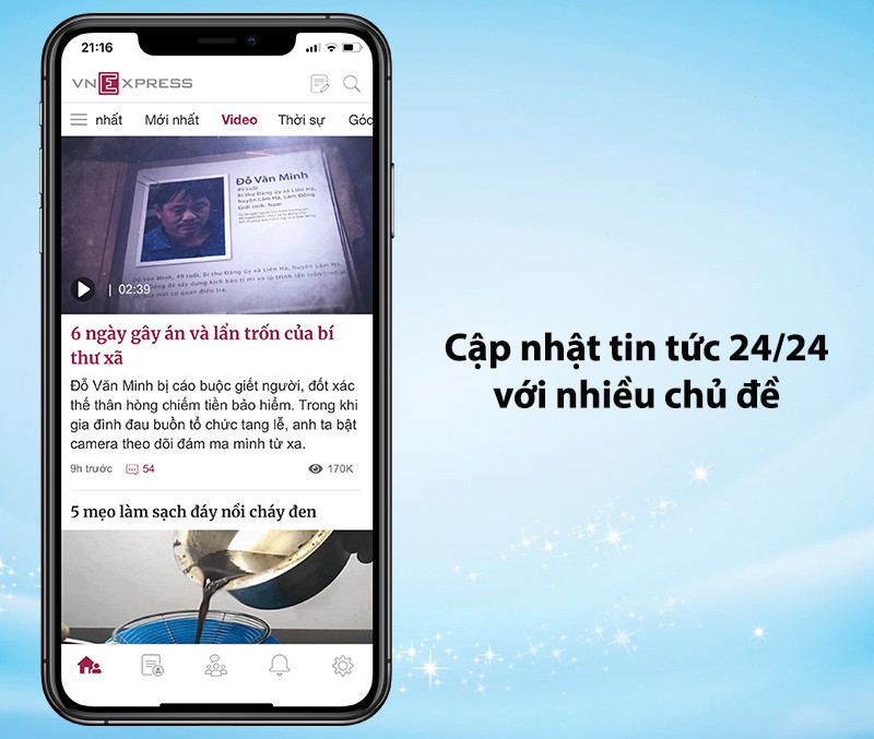 VnExpress cập nhật tin tức