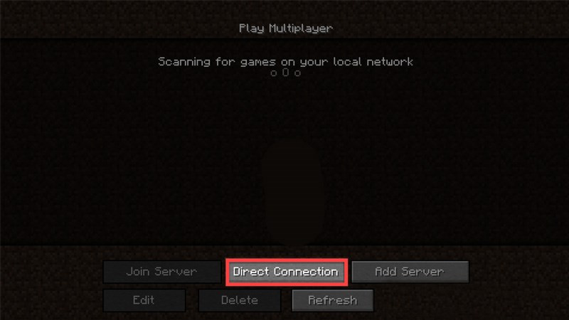 V&agrave;o server Minecraft bước 3