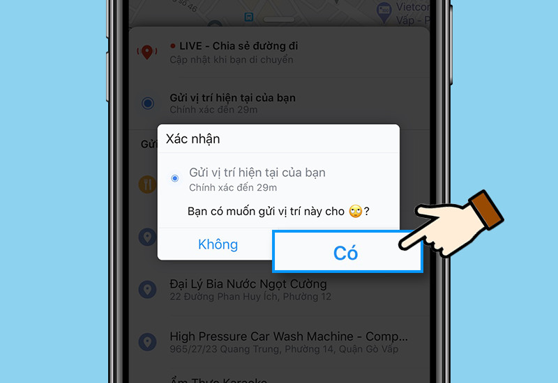 Xác nhận chia sẻ