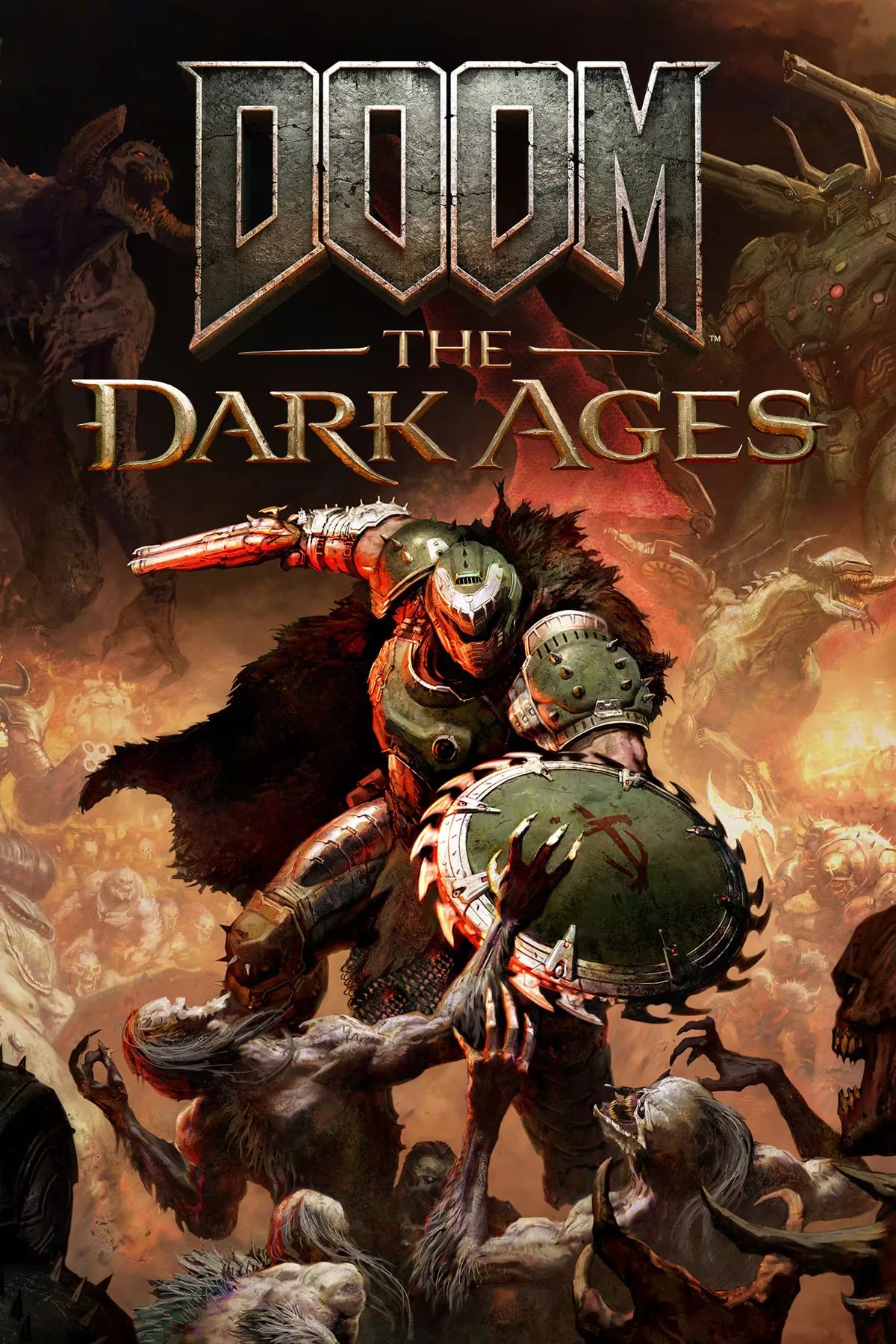 Ảnh bìa chính thức của tựa game FPS DOOM The Dark Ages