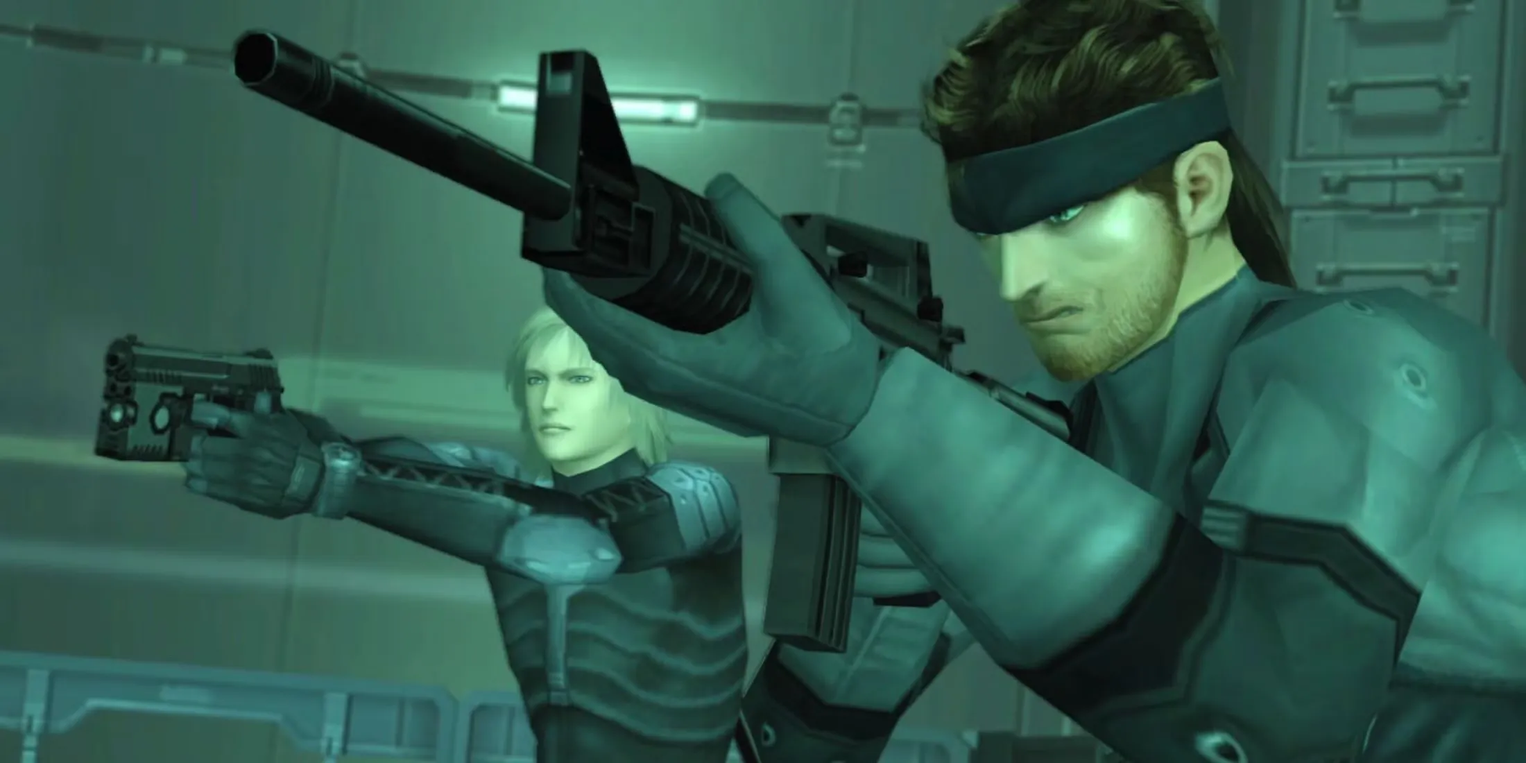 Ảnh bìa Metal Gear Solid 2: Sons of Liberty, một kiệt tác với nhiều tầng ý nghĩa.