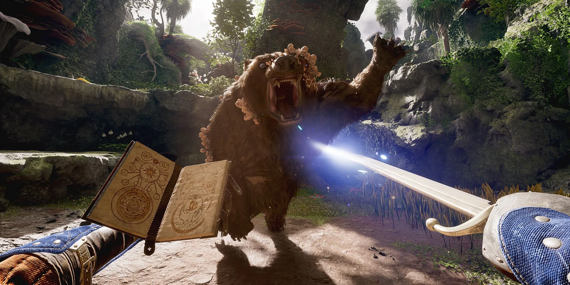 Ảnh chụp màn hình Avowed, một game nhập vai góc nhìn thứ nhất.