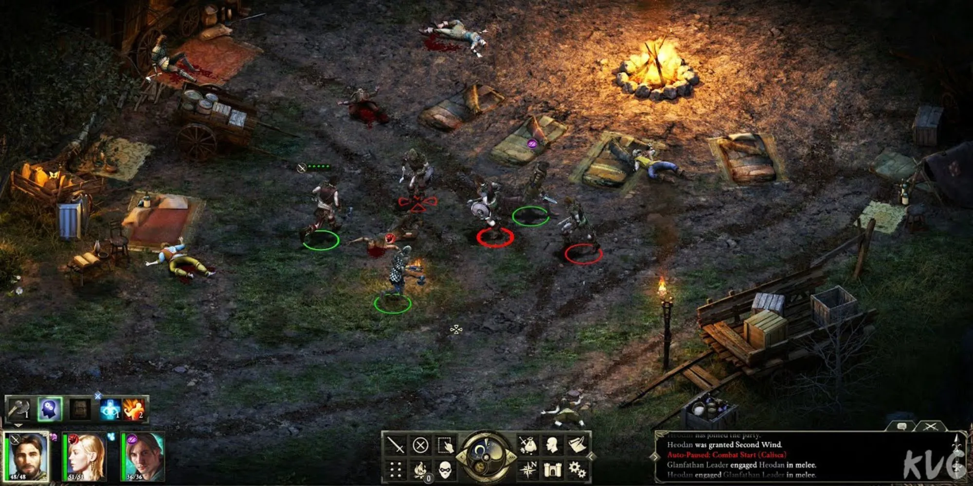 Ảnh chụp màn hình game Pillars of Eternity.