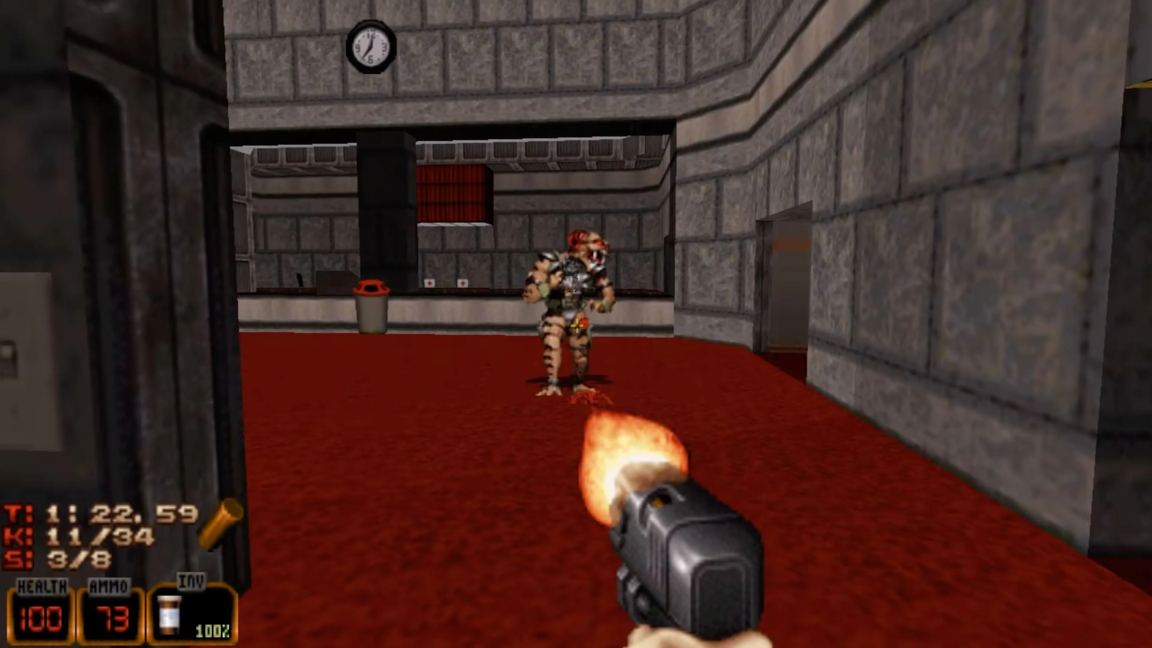 Ảnh chụp màn hình gameplay của Duke Nukem 3D