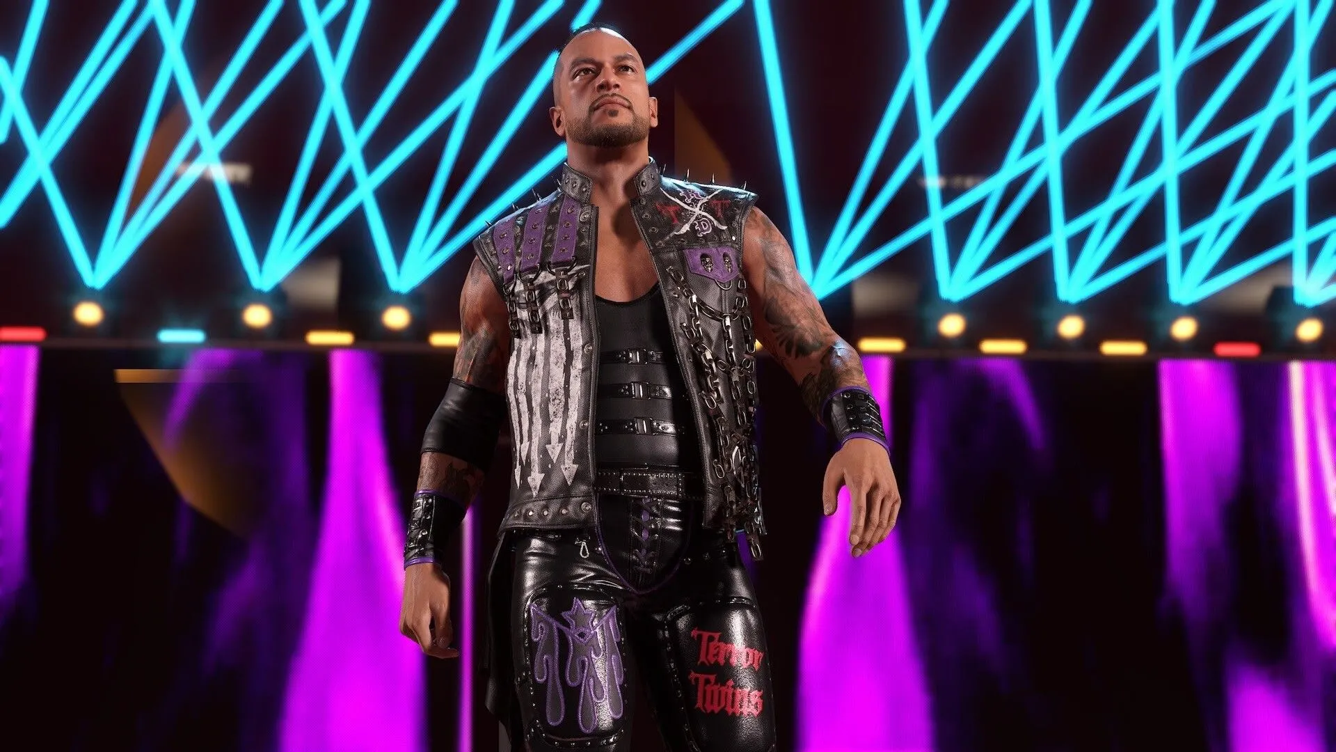 Ảnh gameplay WWE 2K25 cận cảnh đô vật