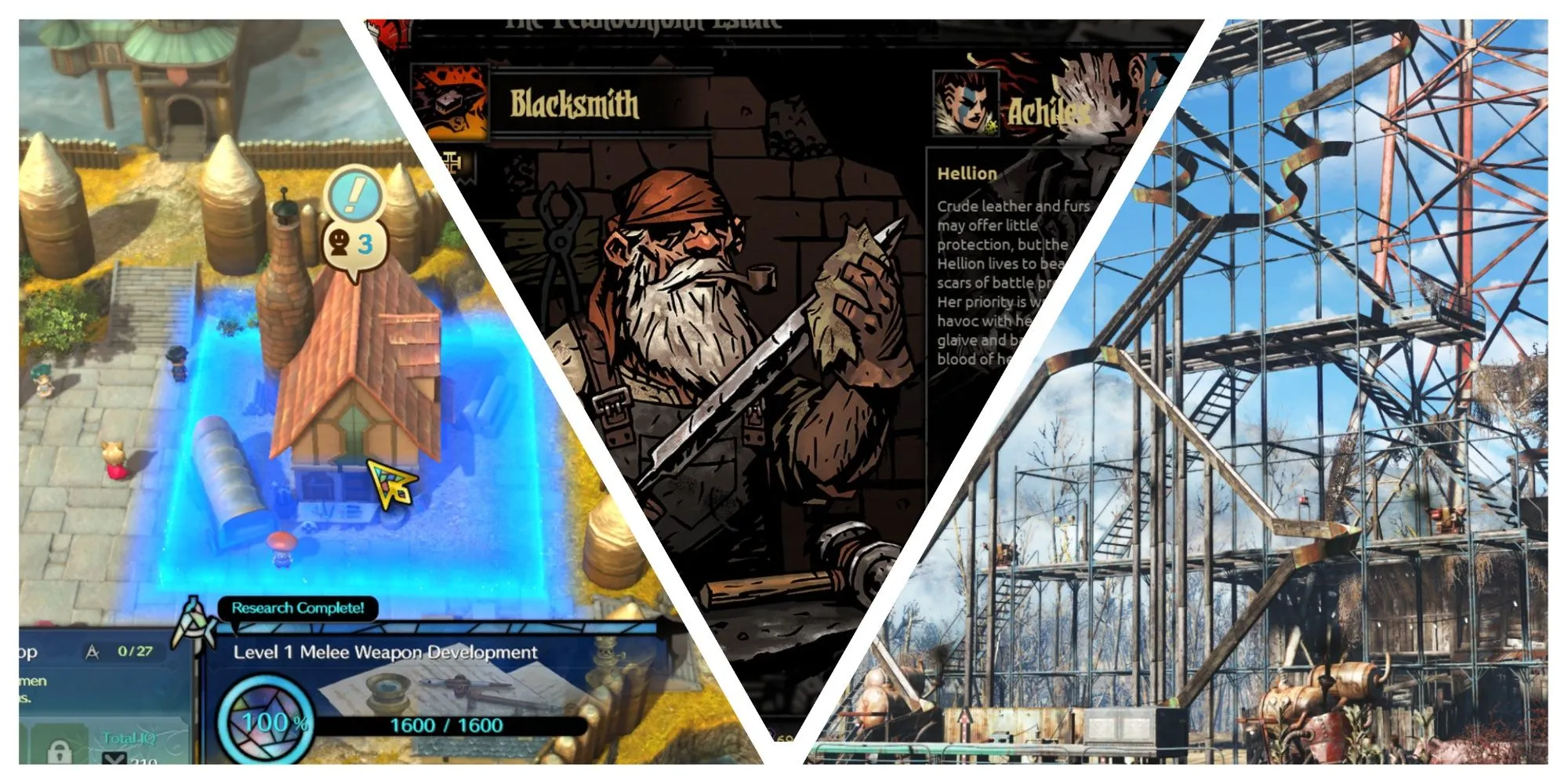 Ảnh nổi bật các game RPG cho phép xây dựng khu định cư