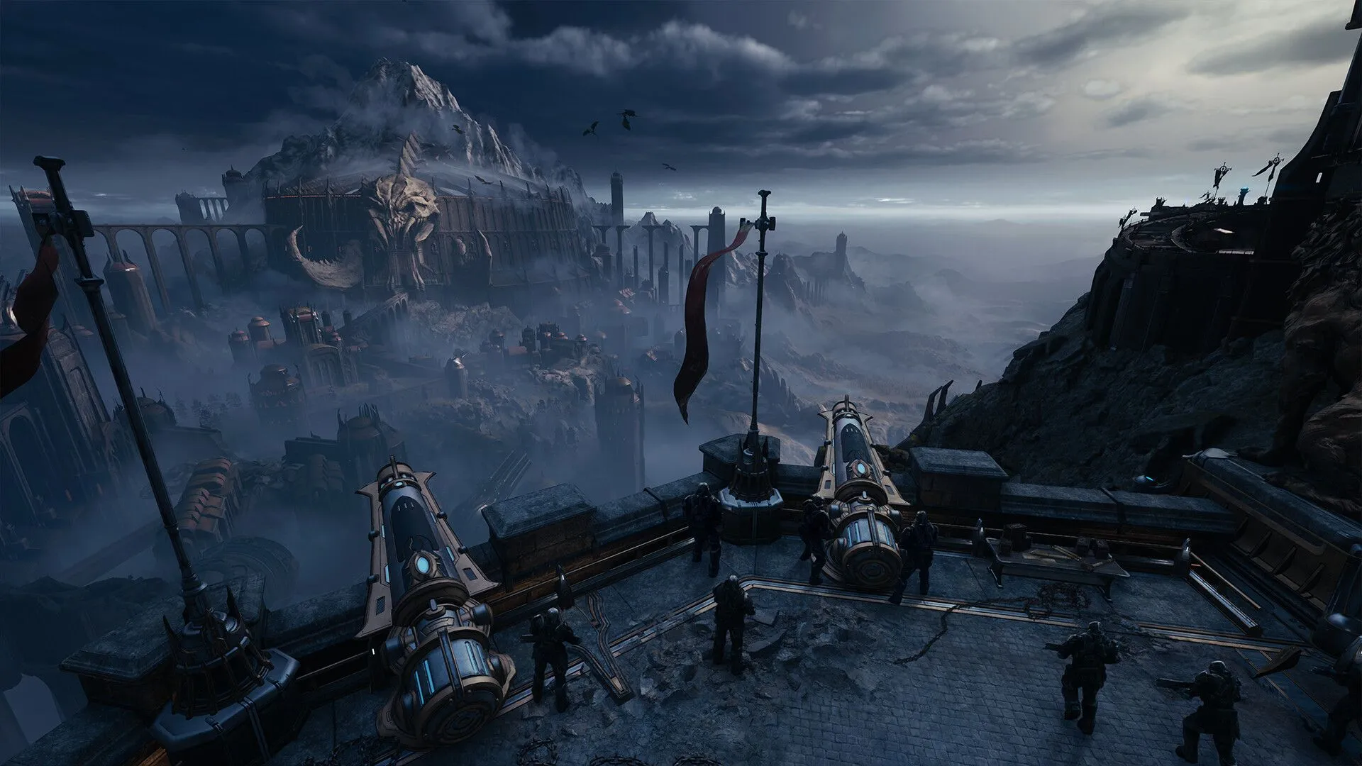 Ảnh screenshot cho thấy người chơi DOOM The Dark Ages đang sử dụng vũ khí