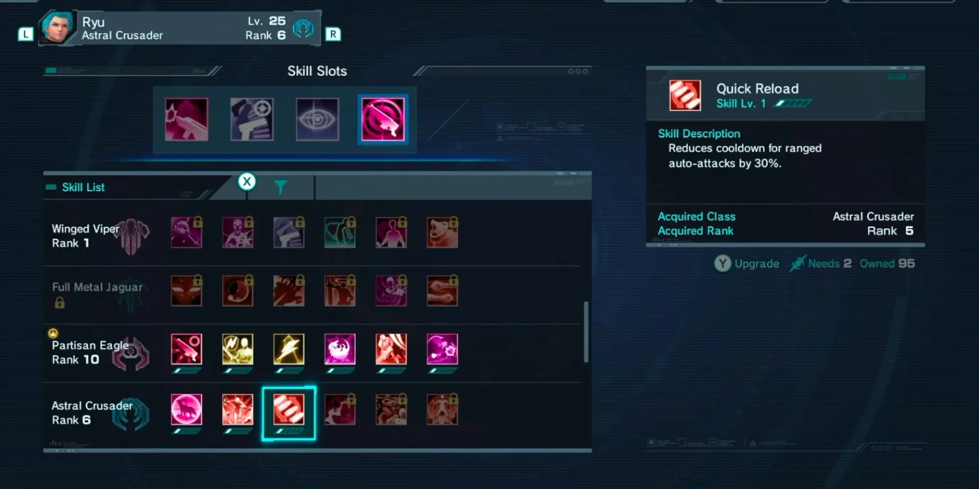 Bảng kỹ năng và class đa dạng trong Xenoblade Chronicles X