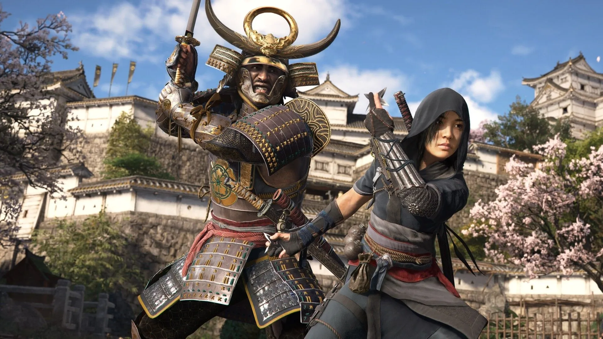 Banner chính thức của game Assassin's Creed Shadows