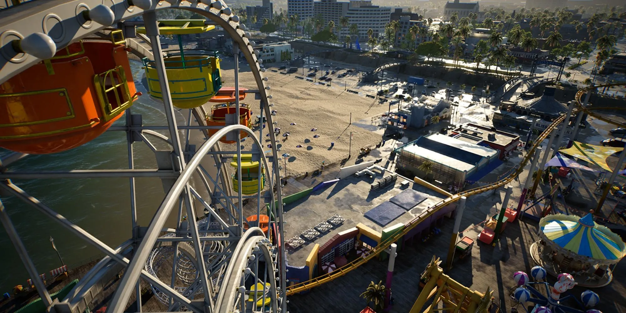 Bến tàu Santa Monica được tái hiện chi tiết trong game InZOI, hé lộ đồ họa ấn tượng