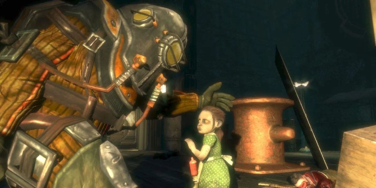 Biểu tượng Big Daddy và Little Sister trong BioShock