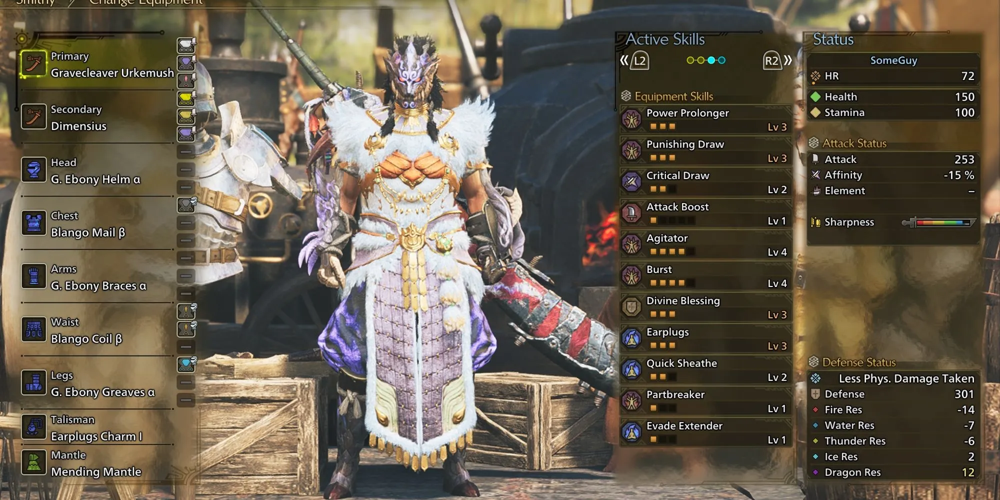 Bộ giáp và vũ khí Long Sword tối ưu cho giai đoạn High Rank trong Monster Hunter Wilds