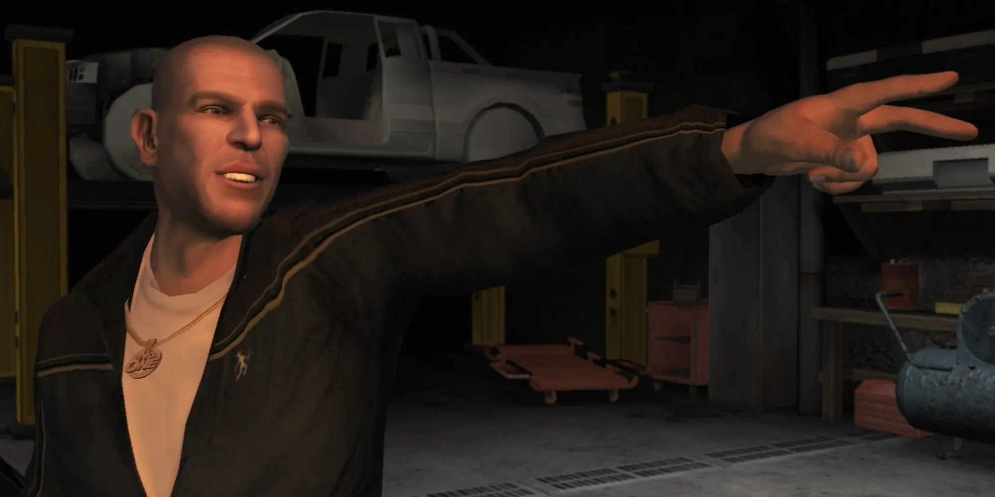 Brucie Kibbutz, nhân vật GTA 4 nghiện steroid với tính cách ồn ào và khó chịu
