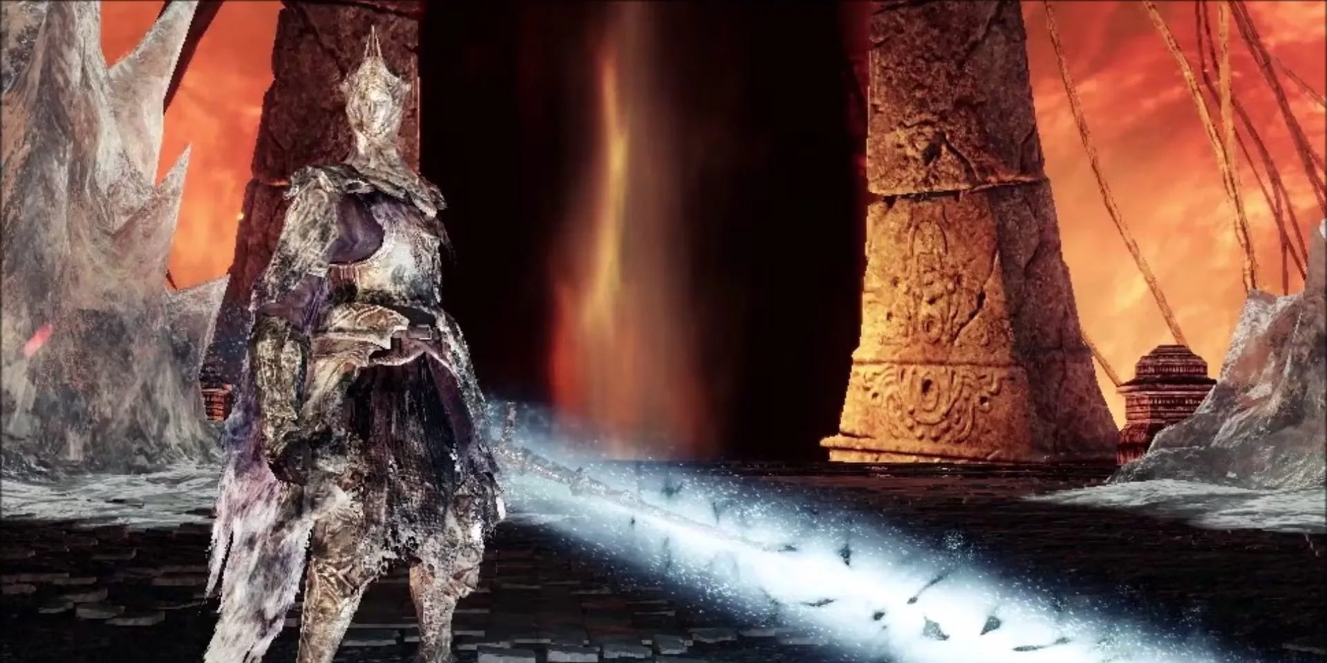 Burnt Ivory King hùng dũng xuất hiện từ Old Chaos trong Dark Souls 2
