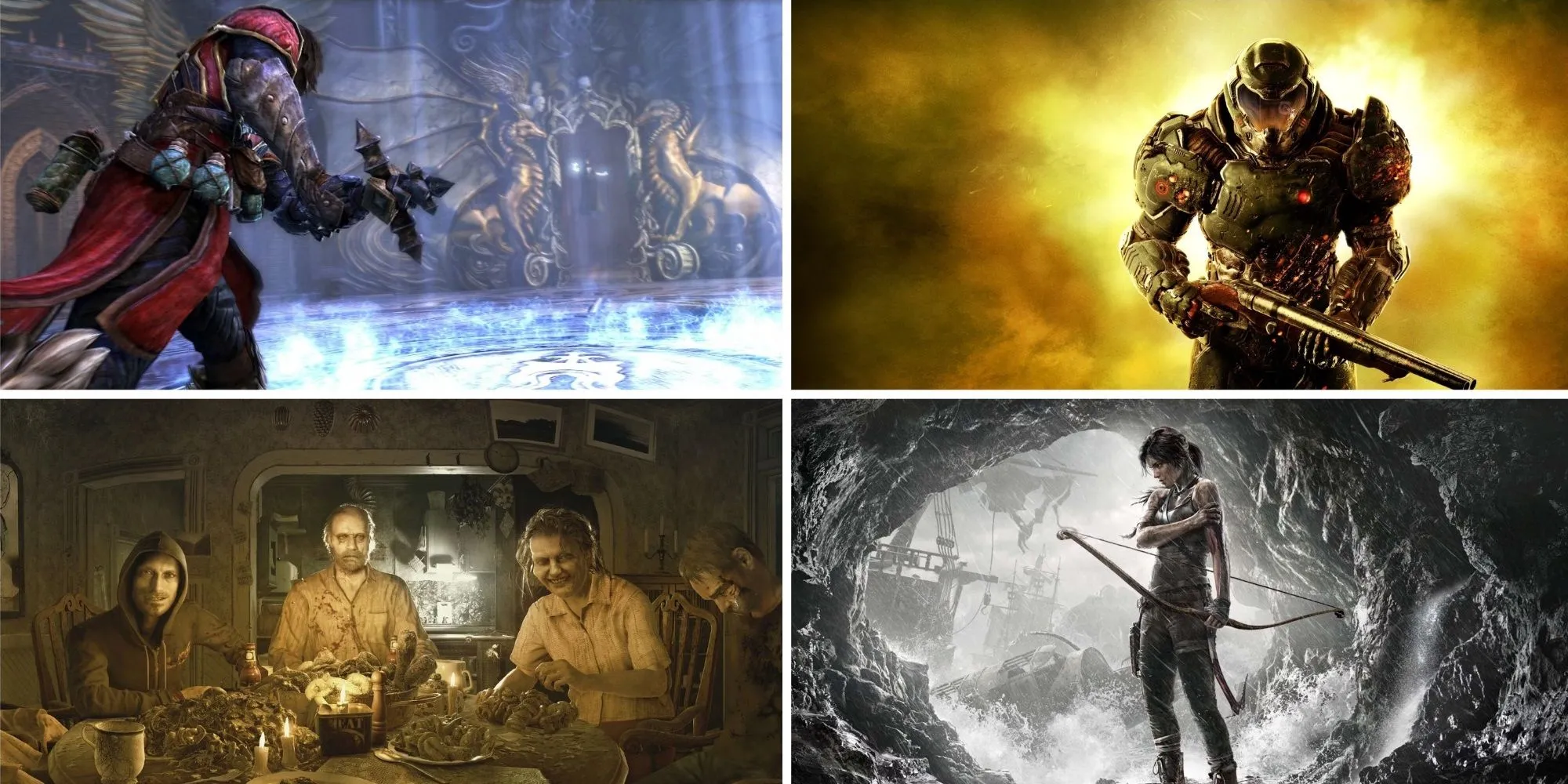 Các dòng game reboot thành công gồm Castlevania Doom Resident Evil Tomb Raider