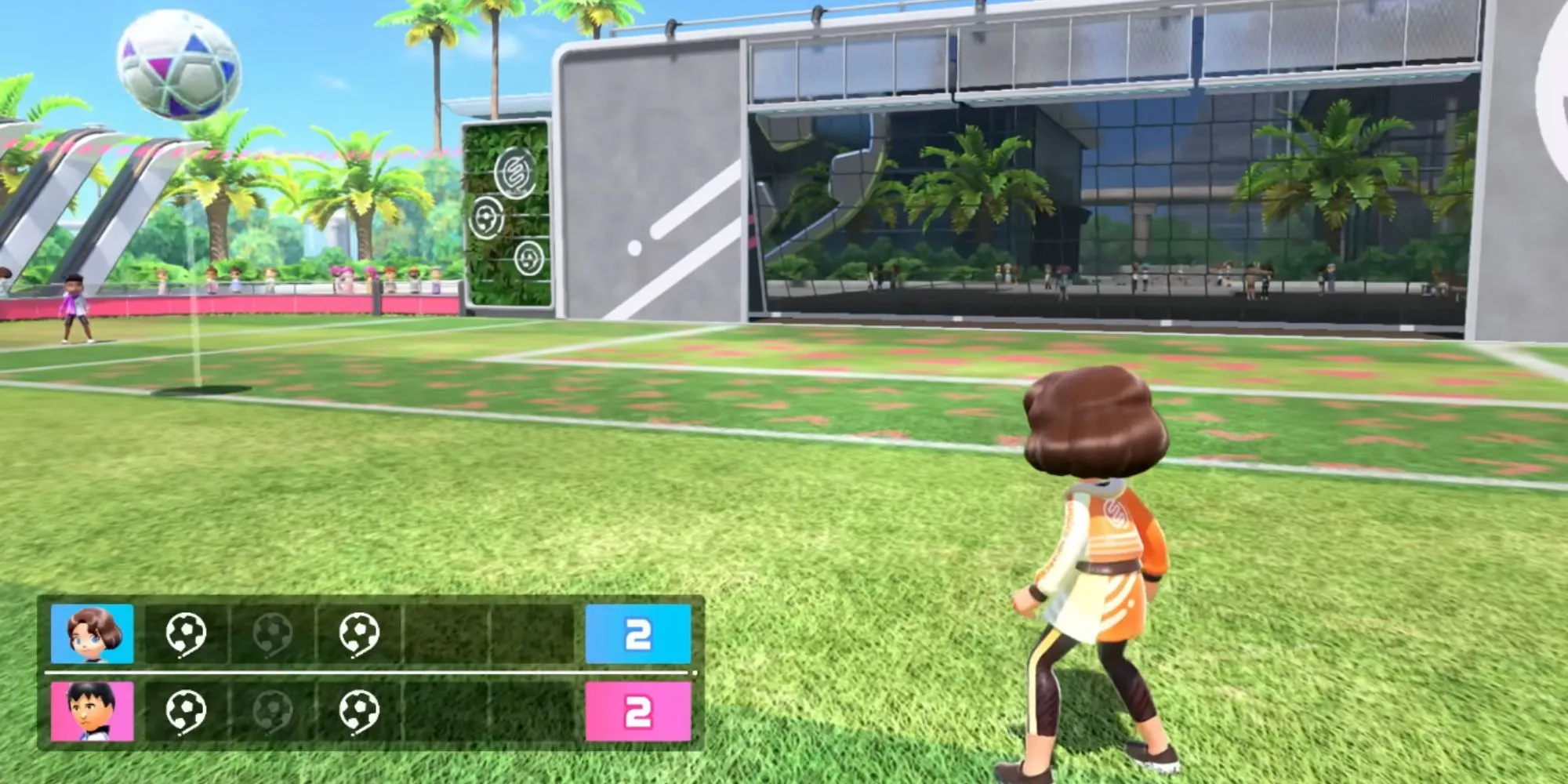 Các nhân vật Mii đang chơi các môn thể thao khác nhau trong Nintendo Switch Sports