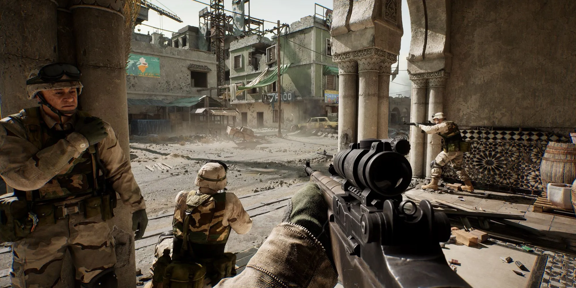 Các nhân vật trong phim Black Hawk Down, nguồn cảm hứng cho game Delta Force
