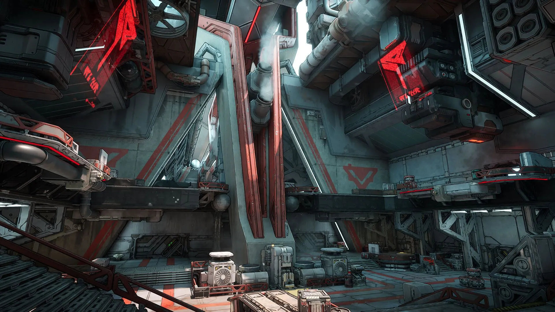 Cảnh quan rộng lớn trên hành tinh Kairos trong Borderlands 4