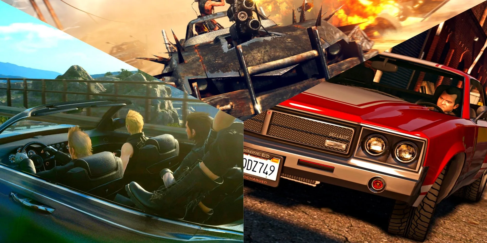 10 Tựa Game Trừng Phạt Người Chơi Vì Đã... Làm Người Tốt 1 Cảnh trong một game thế giới mở có nhiều phương tiện di chuyển