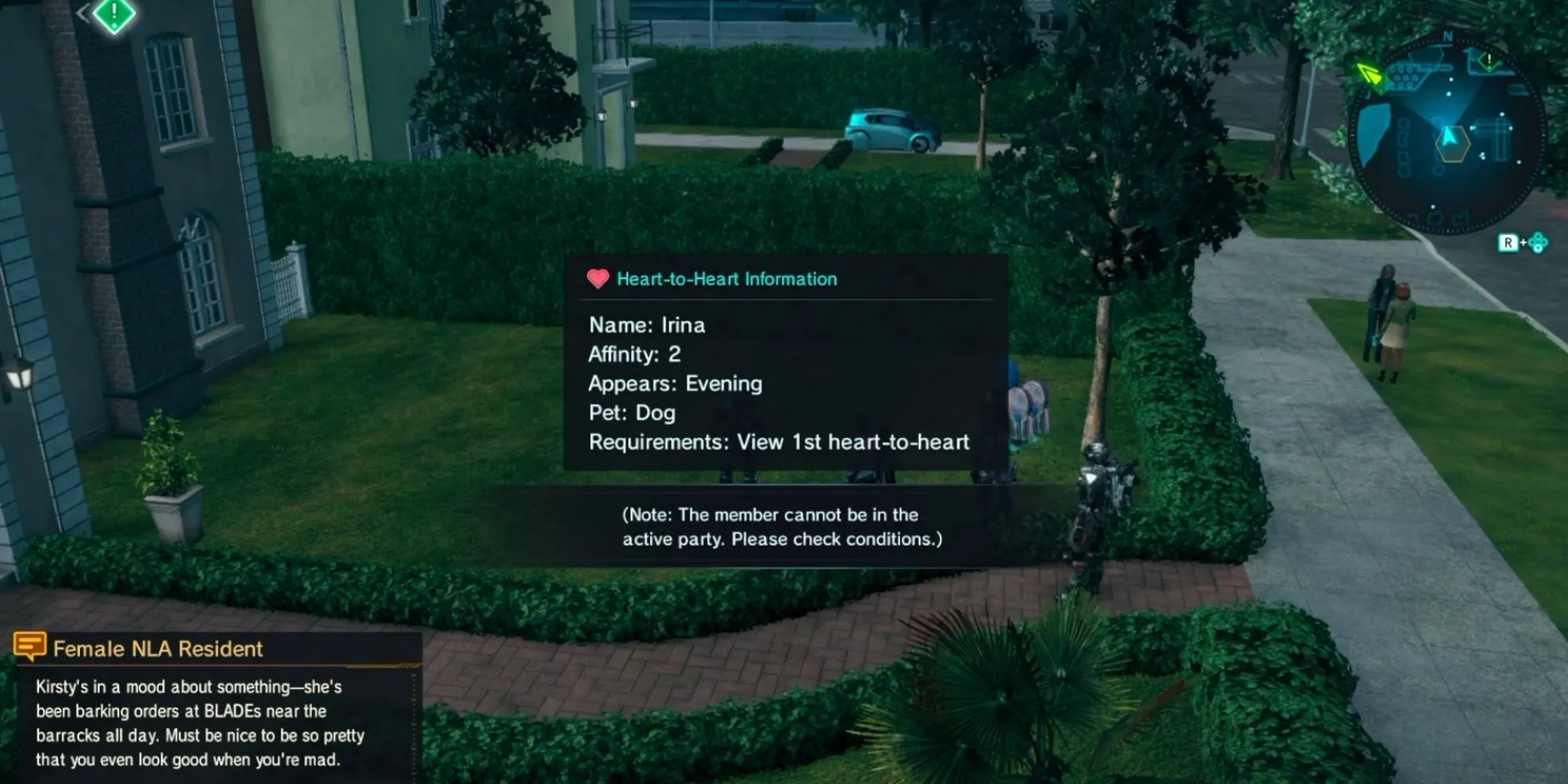 Chú chó Labrador đáng yêu trong BLADE Barracks, sẵn sàng cho các sự kiện heart-to-heart trong Xenoblade Chronicles X