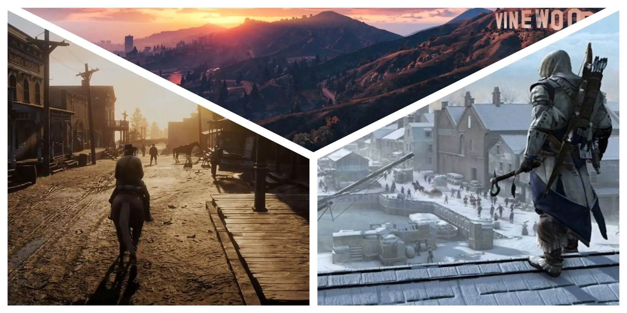 Connor Kenway, nhân vật chính người Mohawk leo trèo trong game Assassin's Creed III