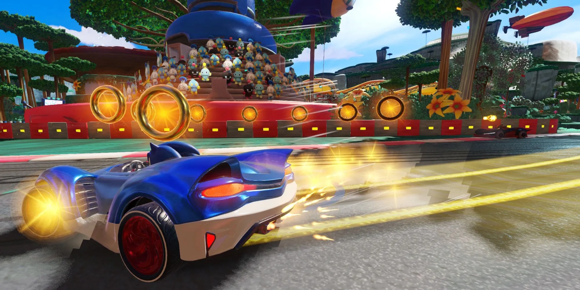 Dàn nhân vật Sonic trên đường đua Team Sonic Racing