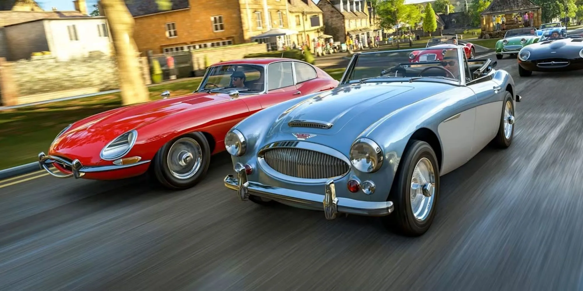 Dàn siêu xe Anh quốc cổ điển trong Forza Horizon 4, tương tự trải nghiệm Forza Horizon 5 PS5 sắp tới