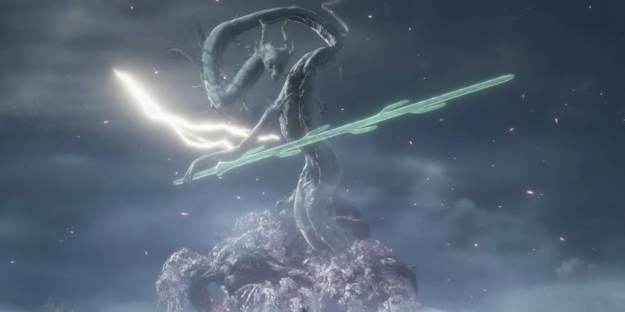 Divine Dragon uy nghi giữa những đám mây trong Sekiro Shadows Die Twice