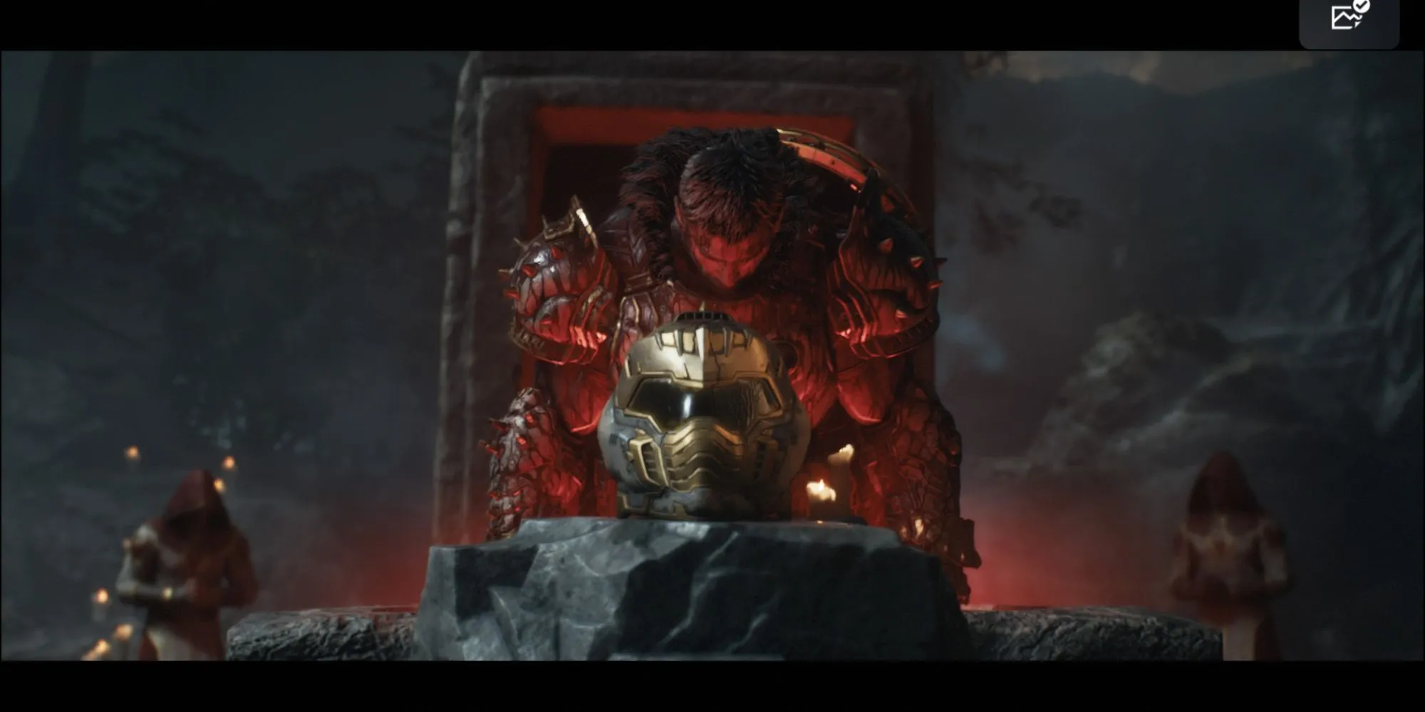 Doom Slayer điều khiển rồng chiến đấu trên không trong màn chơi Hồi Sinh của Doom The Dark Ages