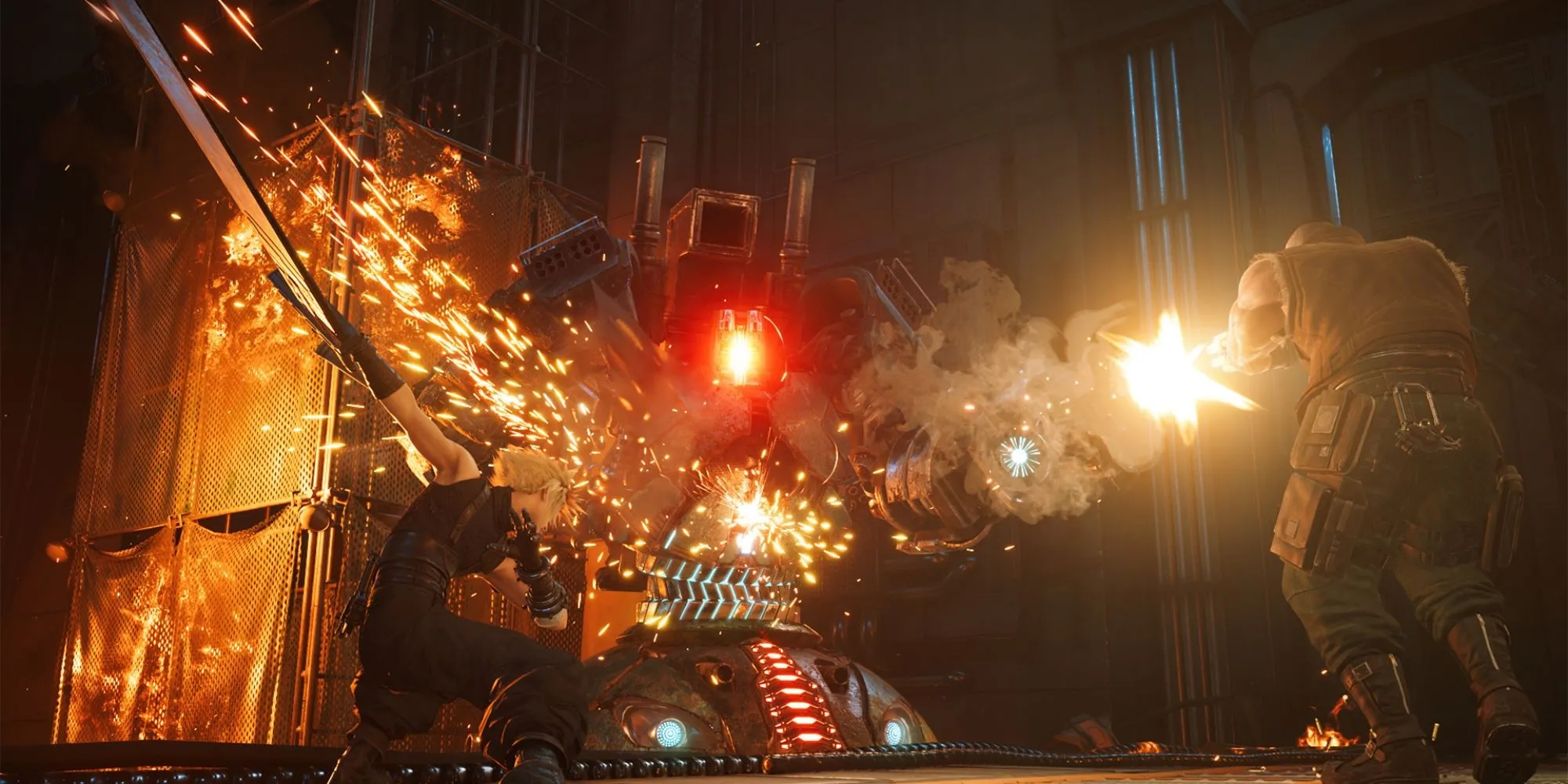 Final Fantasy VII Remake cảnh chiến đấu
