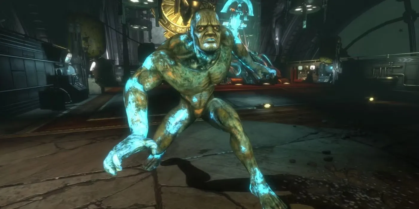 Frank Fontaine, trùm cuối của BioShock, trong hình dạng đột biến, một trận chiến gây thất vọng cho nhiều người chơi