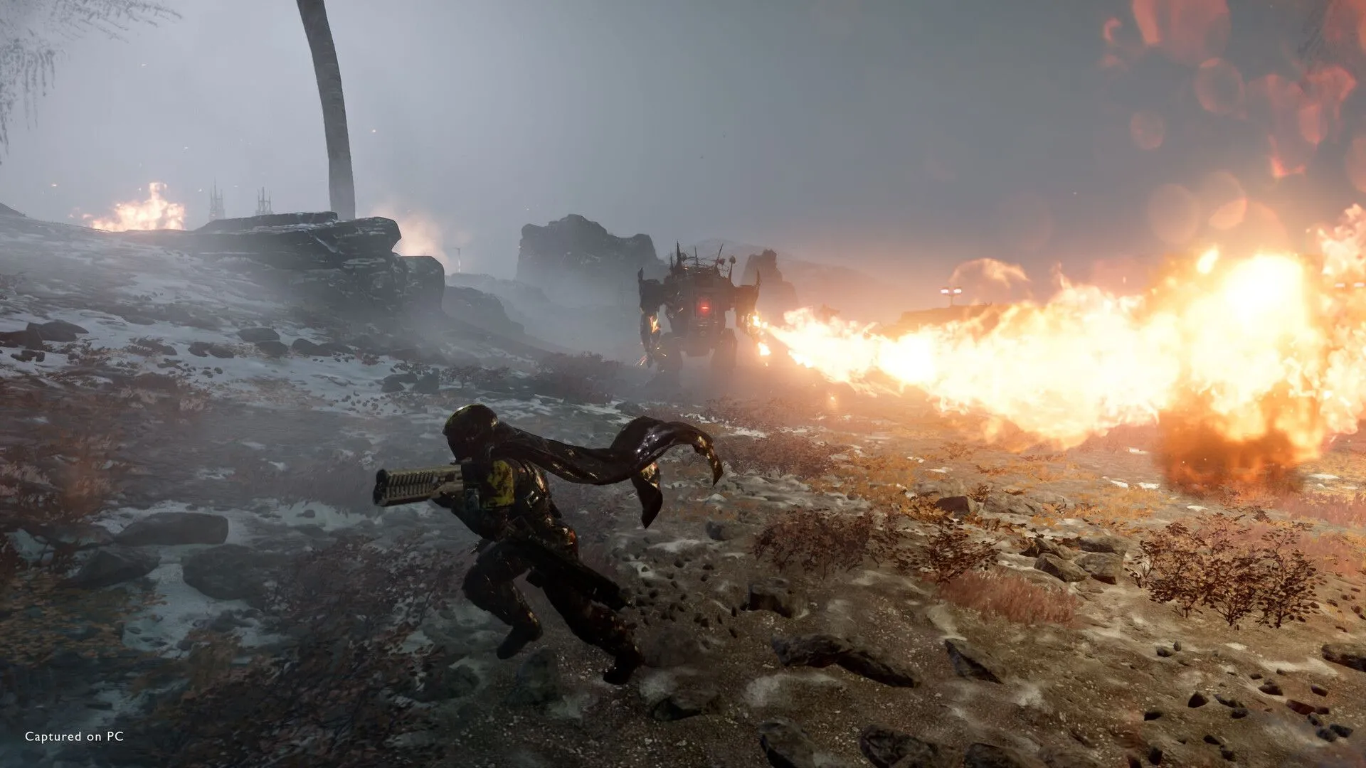 Game thủ sử dụng Stratagem hỗ trợ hỏa lực để tiêu diệt quái vật trong Helldivers 2