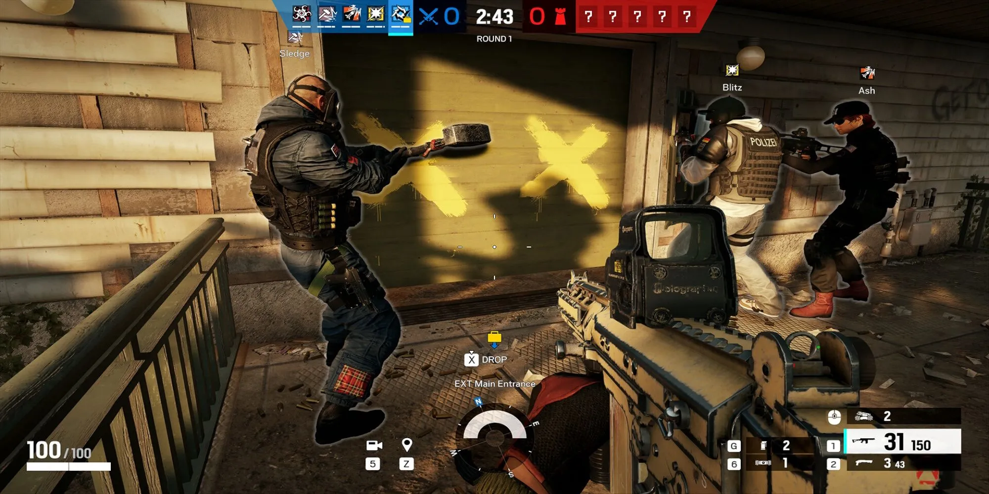 Gameplay chiến thuật trong Rainbow Six Siege