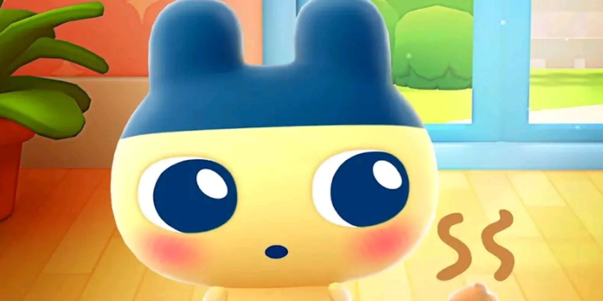 Giao diện game My Tamagotchi Forever với thú cưng ảo đang chờ được chăm sóc