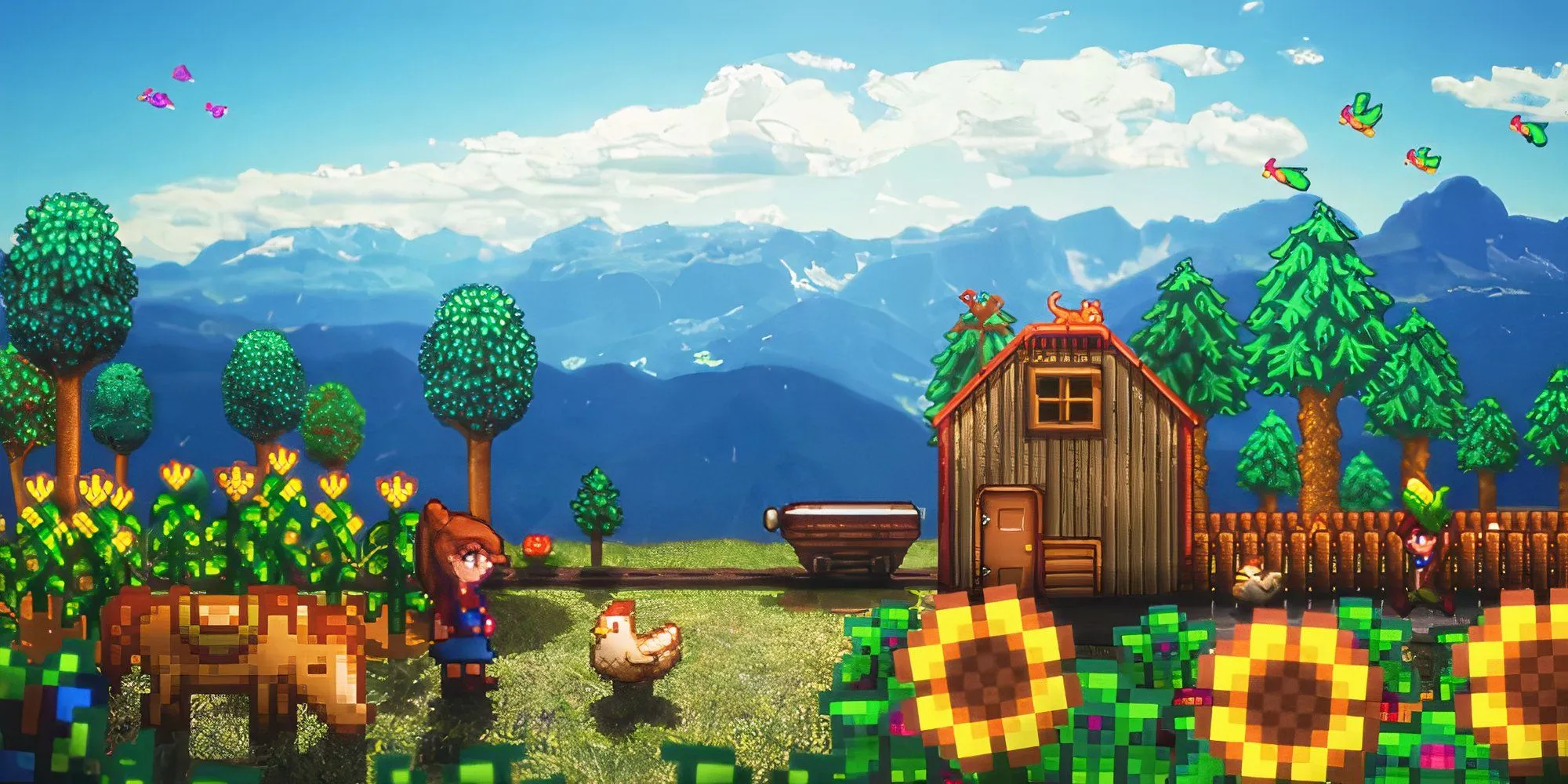 Giao diện menu với nhiều bản mod Stardew Valley được cài đặt
