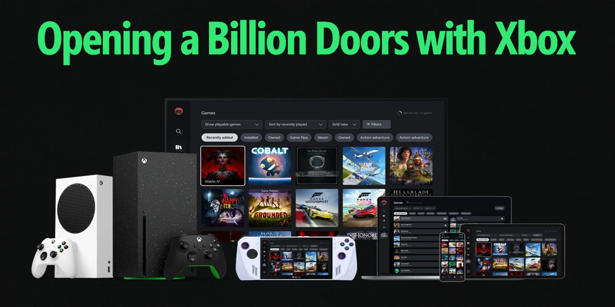 Giao diện Xbox thử nghiệm với tab Steam bị rò rỉ cho thấy khả năng tích hợp Steam
